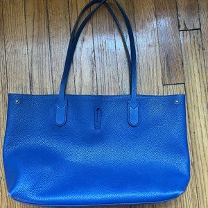 Roseau essential mid leather tote top
